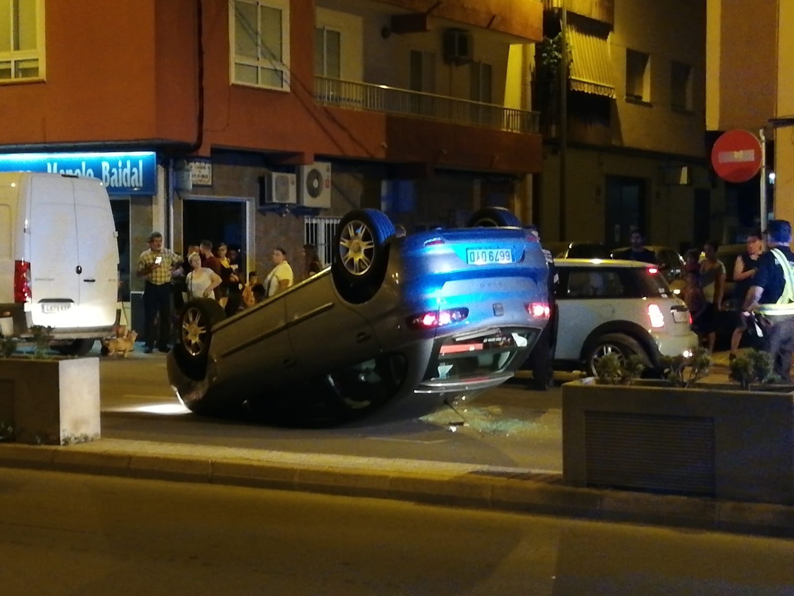 Imagen: Coche siniestrado