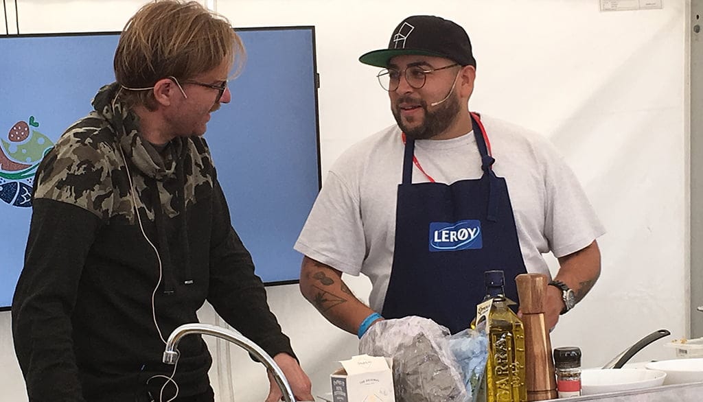 Imagen: Demostración del concinero Diego Hernández