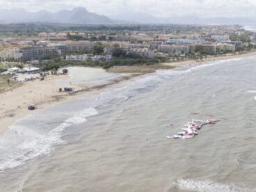 Gran oleaje en Dénia