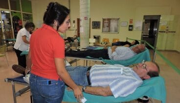 donacion de varios de los visitantes de la maraton