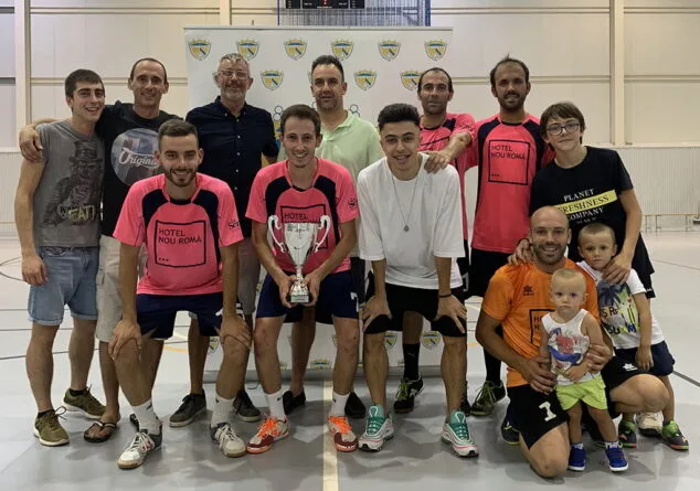 el hotel nou roma la senia vence en el torneo de verano de acydma