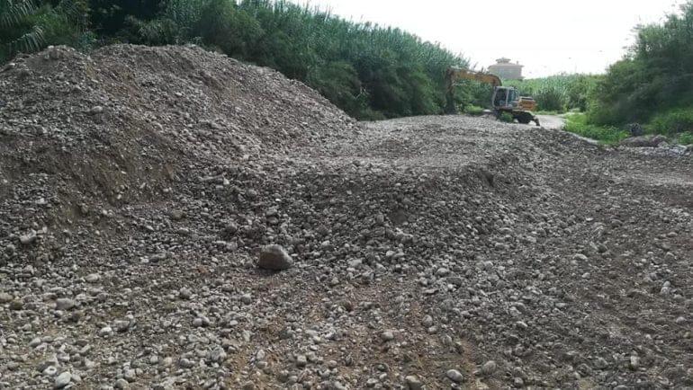 El río Girona en obras