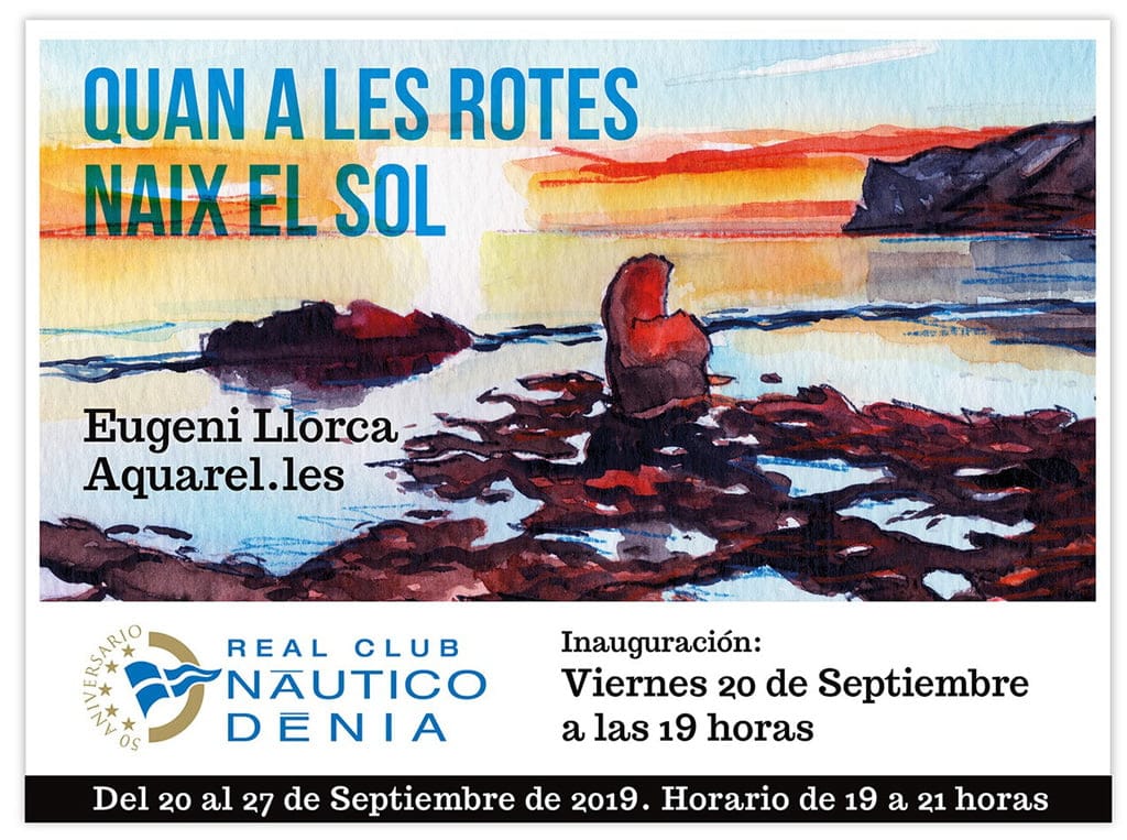 Imagen: Exposición Eugeni Llorca Real Club Nautico Dénia