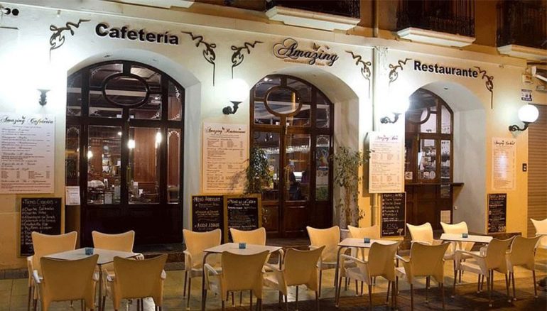 Erstaunliche Restaurantfassade in Dénia