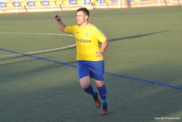 gabri en un partido de pretemporada