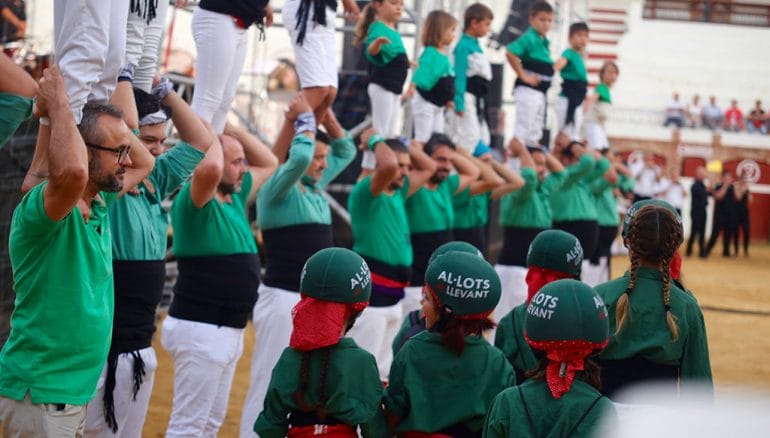 Imagen de archivo - Muixerangues en el Festacarrer 2018