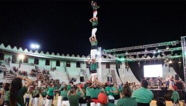 Imagen de archivo – Muixeranga en el Festacarrer 2018