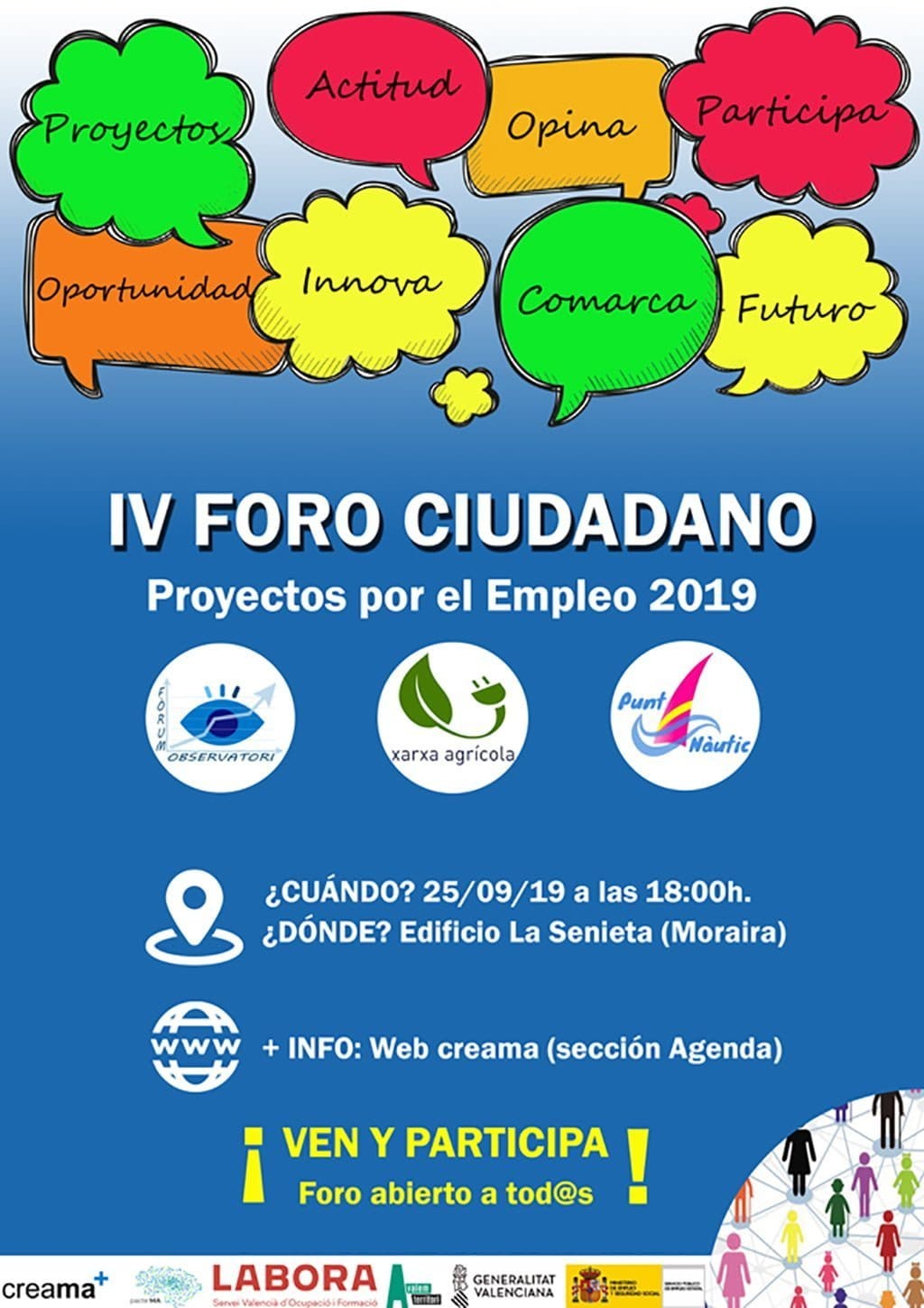 Imagen: IV Foro Ciudadano por el Empleo en Marina Alta