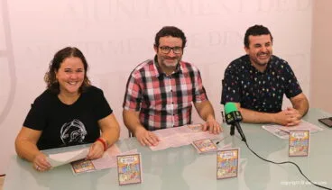 los concejales mengual perez conejero y garcia de la reina en rueda de prensa