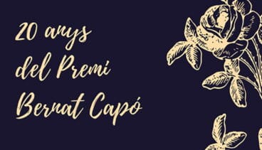 portada 20 anos del premio bernat capo