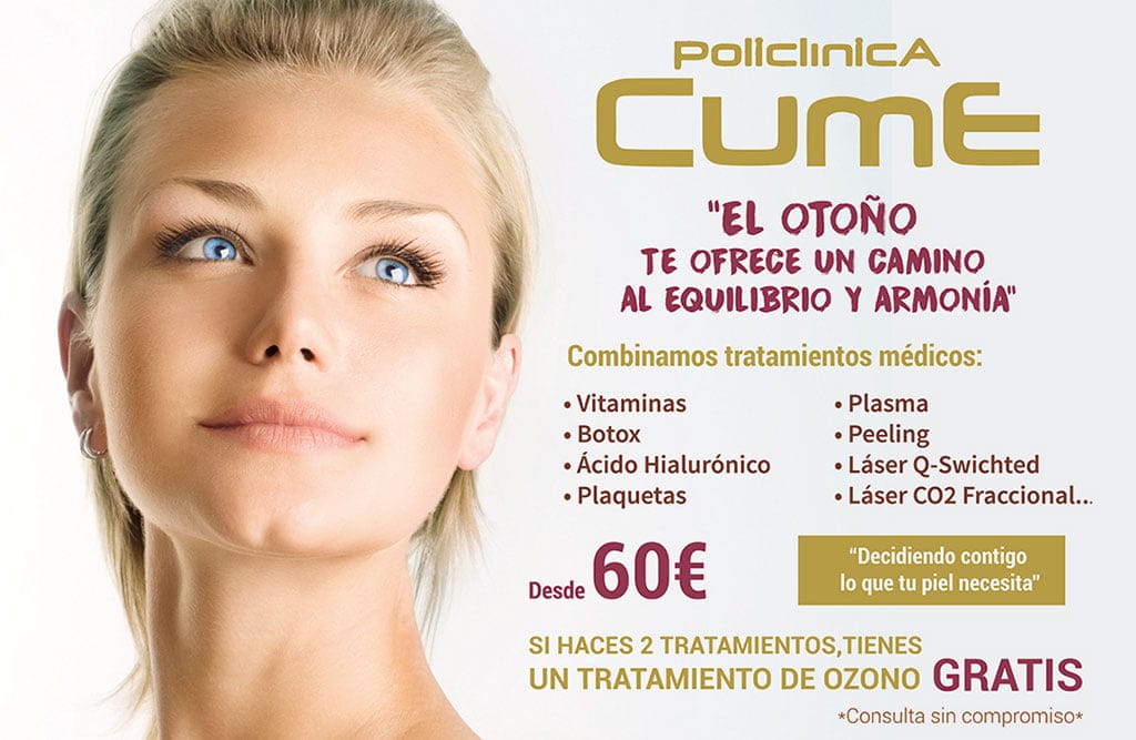 Imagen: Promoción de tratamientos a partir de 60€ - Policlínica CUME