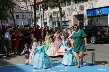 Recepción de la presentación infantil de la Falla Baix la Mar