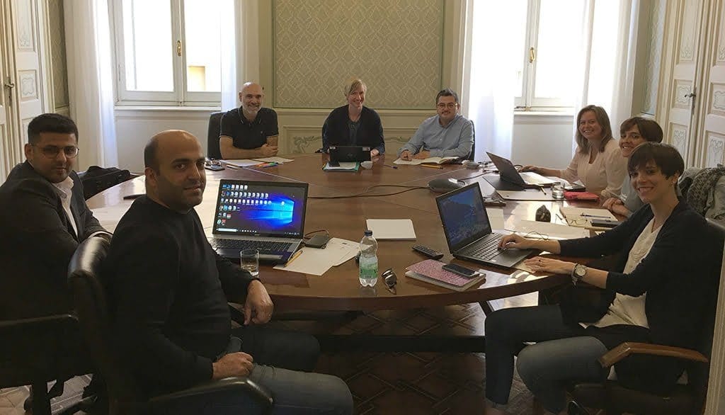 Imagen: Reunión en Parma del proyecto ERASMUS+