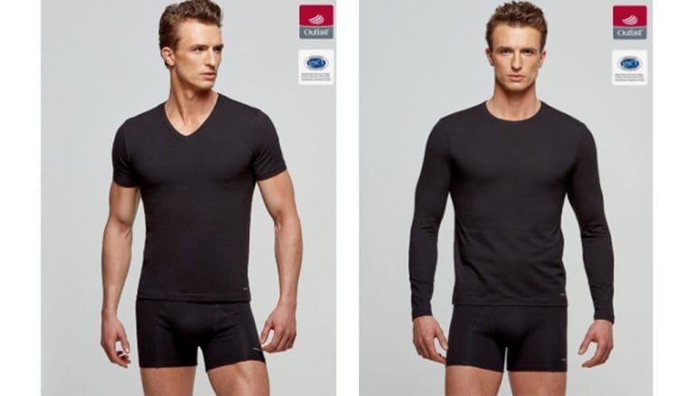 Ropa interior termorreguladora para hombres de Innovation Impetus - Leveleleven