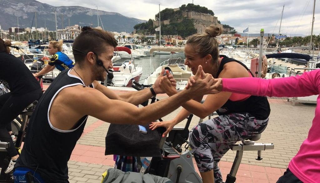El Maratón Solidario de Spining y Zumba ya tiene nueva fecha 1 Imagen: Spining el Marina El Portet