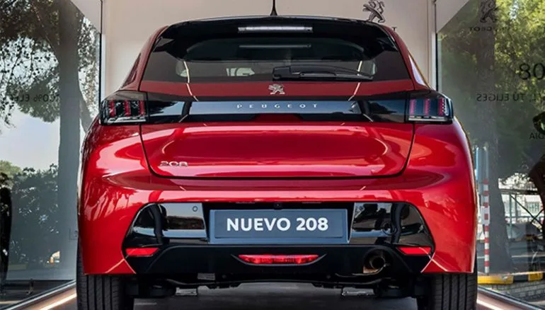 Parte trasera del nuevo Peugeot 208 - Peumóvil