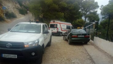 traslado en ambulancia de la herida al hospital