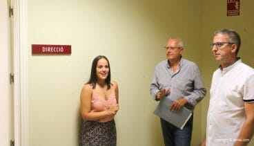 Visita al centro provisional del CEIP Pou de la Muntanya