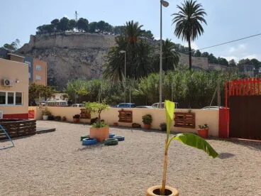 Vistas al castillo de Dénia – Escoleta El Castellet