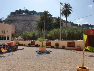 Vistas al castillo de Dénia – Escoleta El Castellet