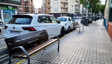 Bancos nuevos en la avenida de Alicante – Presupuestos Participativos