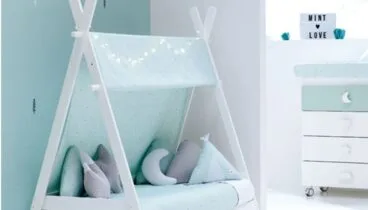 cama montessori homy verde menta muebles martinez