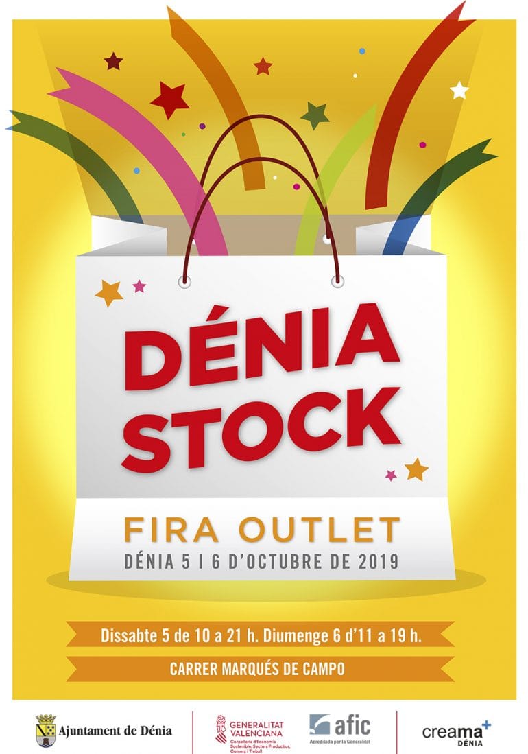 Cartel Dénia Stock