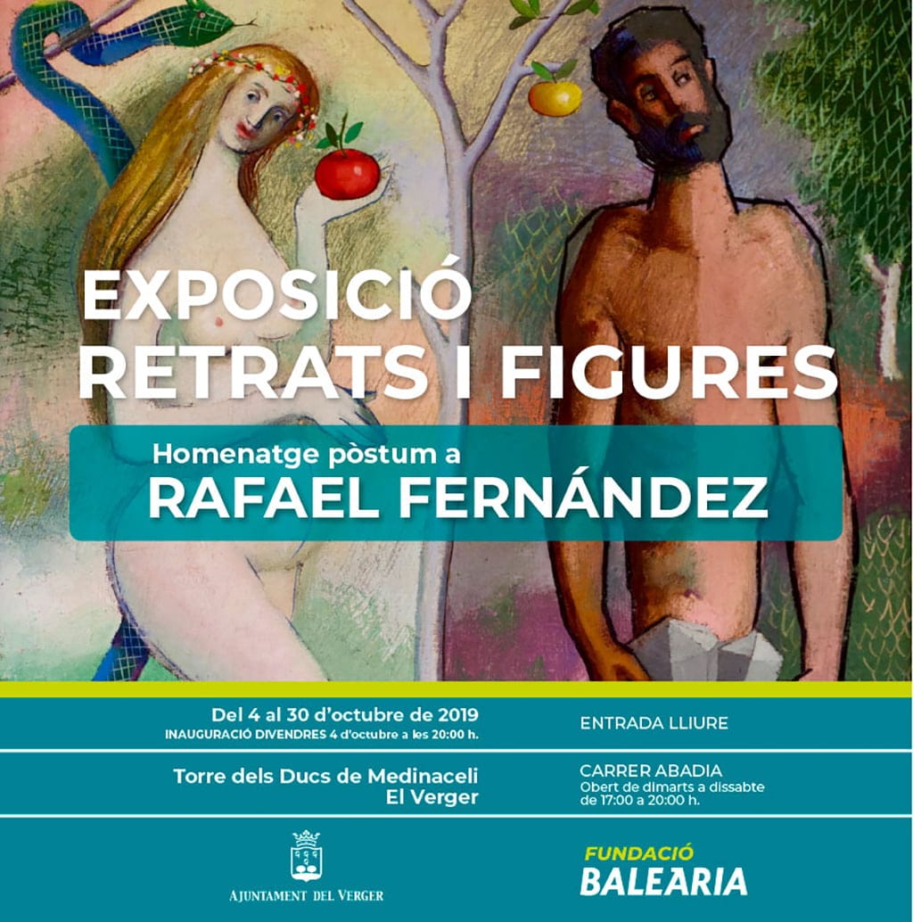 Imagen: Cartel exposición Rafael Fernández