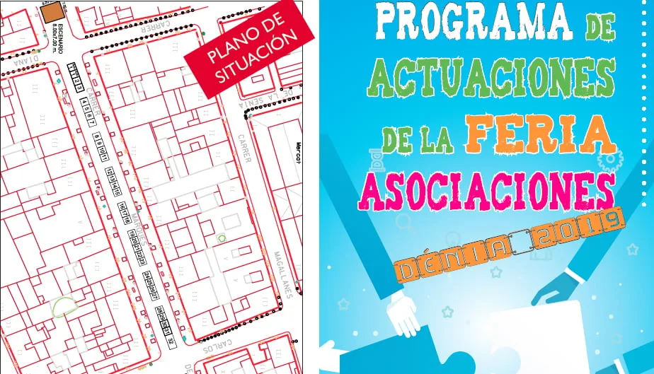 Medio centenar de asociaciones sin ánimo de lucro se darán a conocer durante una jornada con actuaciones, exhibiciones y talleres 1 Imagen: Cartel Fira d'Associacions