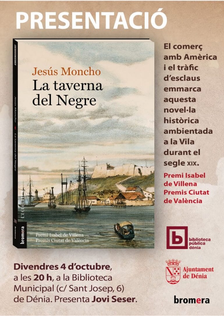 Cartel presentación La taverna del Negre