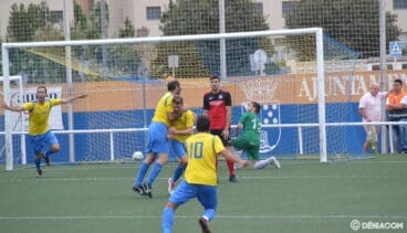 celebracion del gol de jordi