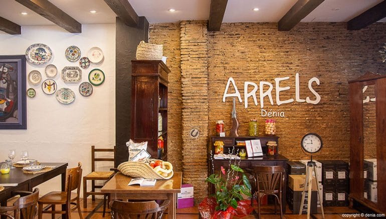 Comedor principal de Arrels Dénia