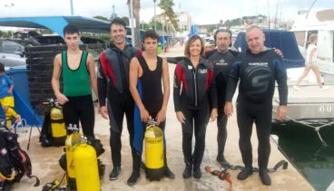 curso de buceo del real club nautico denia