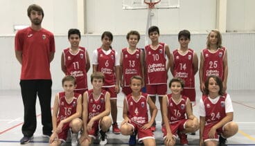 equipo infantil de basquet del paidos denia