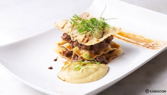 espectacular plato la cova talla