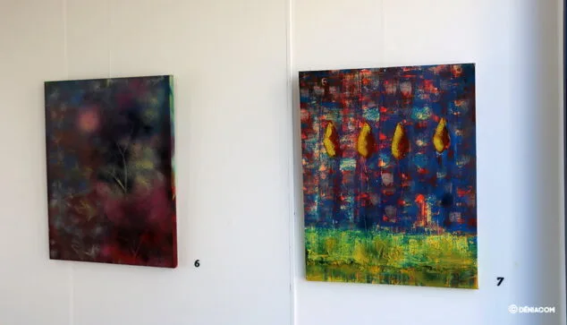 Juan Caravaca: "Los cuadros son ventanas que ponemos en casa a la imaginación" 8 exposicion de juan caravaca en marina de denia 03