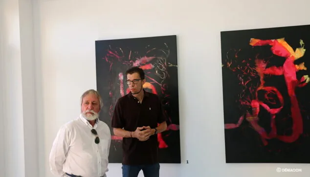 Juan Caravaca: "Los cuadros son ventanas que ponemos en casa a la imaginación" 5 exposicion de juan caravaca en marina de denia 09