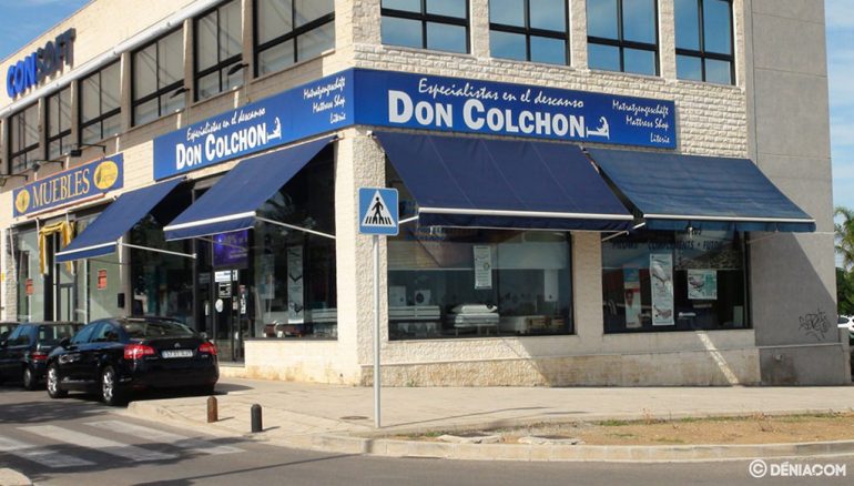 Fachada de la tienda de Dénia - Don Colchón