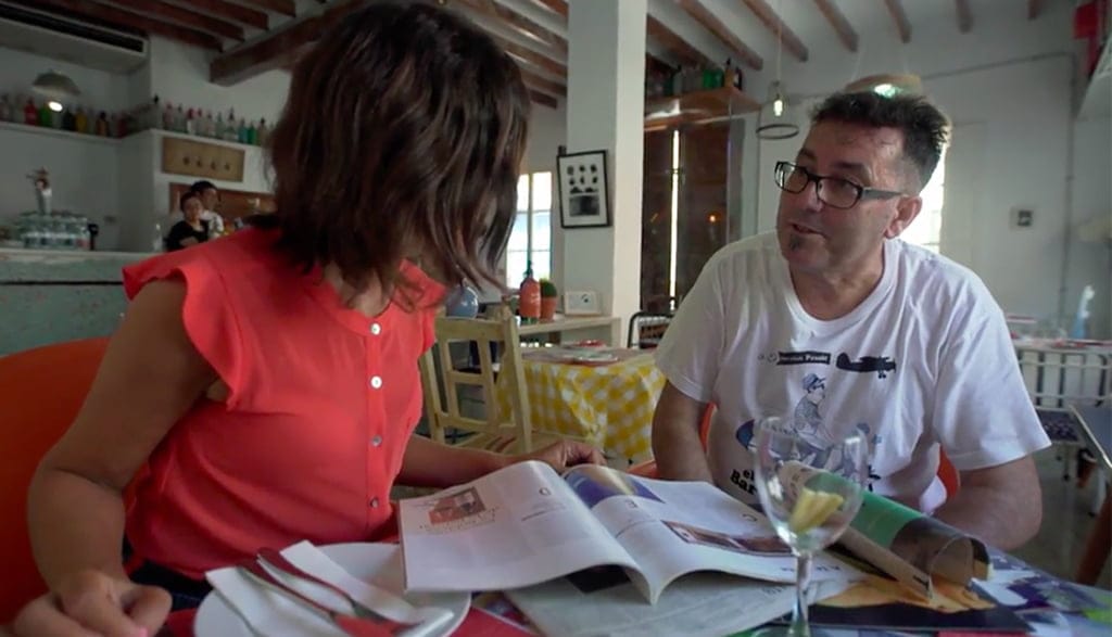 Imagen: Miquel Ruiz durante una entrevista en Cuatro