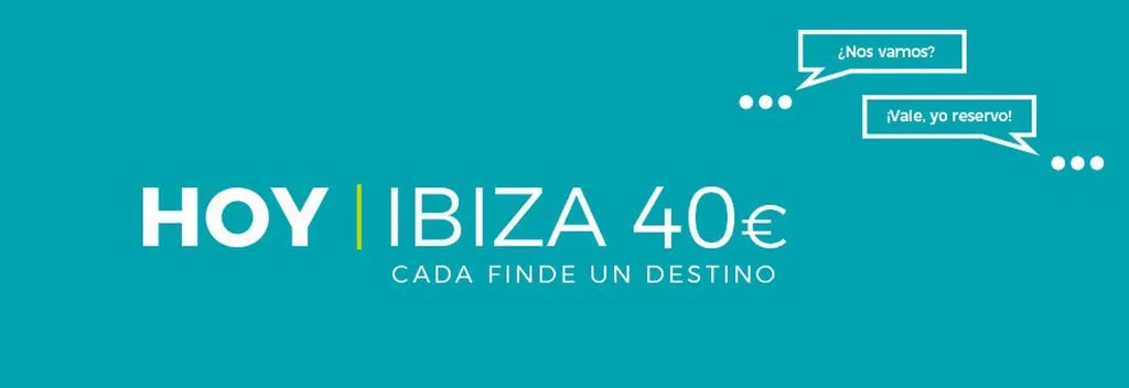 Cada fin de semana ofertas especiales con Baleària 1 Imagen: Oferta cada fin de semana, un destino - Baleària