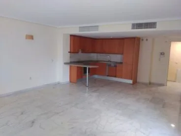 Salón comedor piso de tres habitaciones a la venta en Moraira –  Mare Nostrum Inmobiliaria
