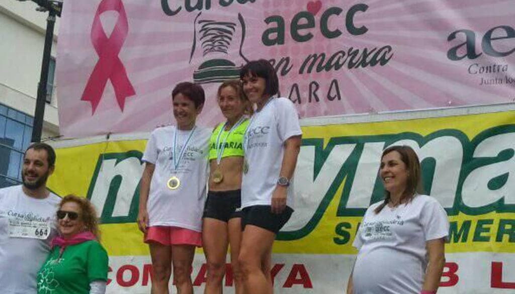 Imagen: Podio femenino con Mayca Sala en lo más alto