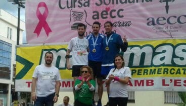 Podio masculino con Miquel Piera en lo más alto