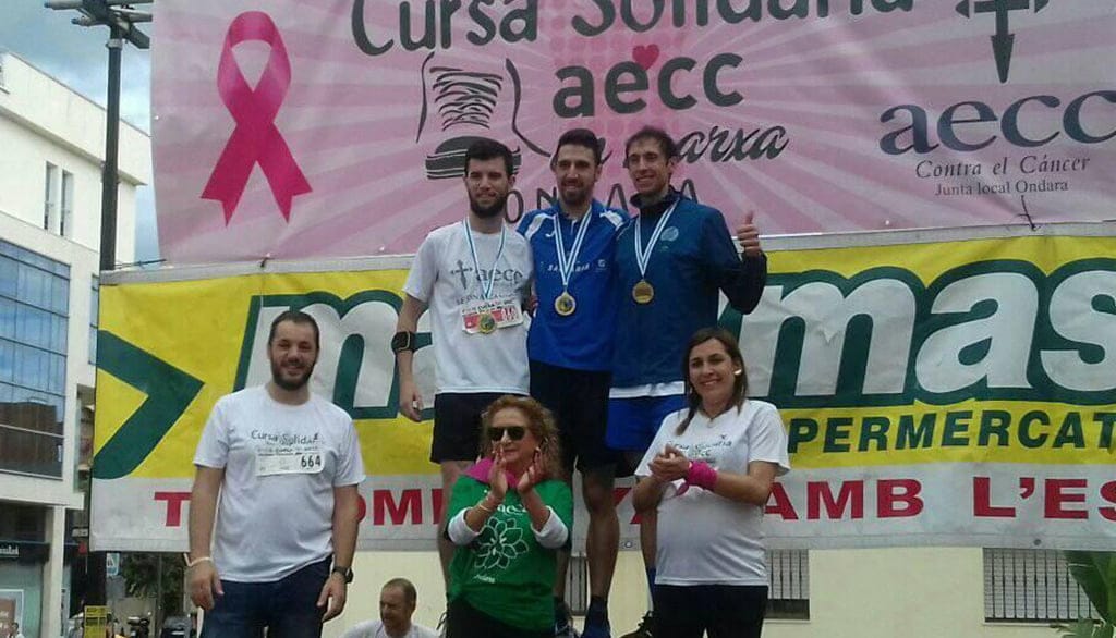 Imagen: Podio masculino con Miquel Piera en lo más alto