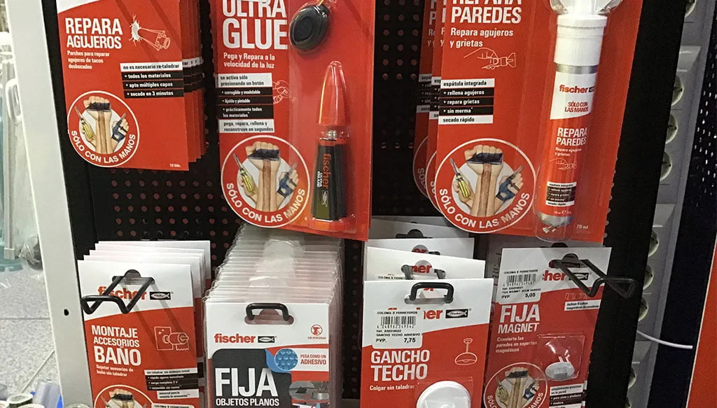 Productos Fischer que te permiten trabajar sin herramientas - Coloma 2 Ferreteros