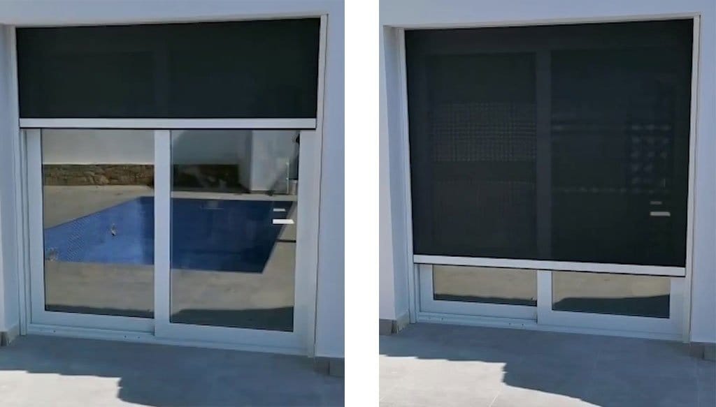 Imagen: Screen motorizado en proceso de cierre - Alucardona Pvc y Aluminios S.L.