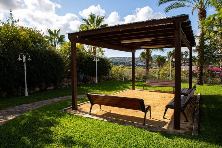 Zona común para estar en un apartamento en venta en Jávea - Casas Singulares