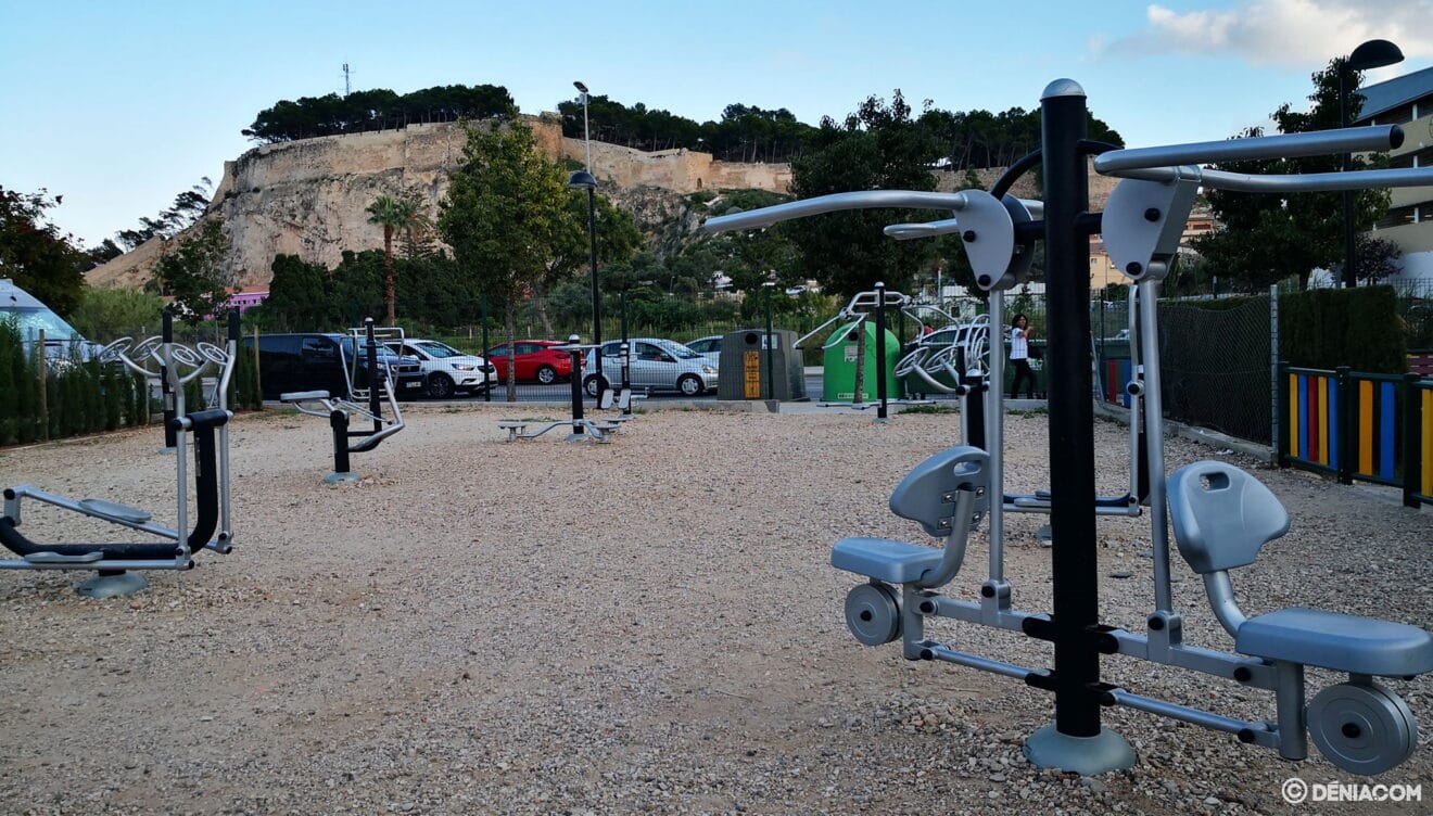 Área biosaludable en la avenida Miguel Hernández en Dénia, gracias a los Presupuestos Participativos
