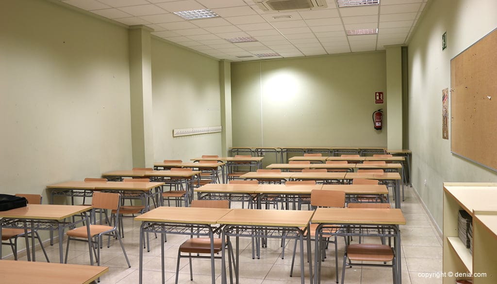 Imagen: Aula de escuela
