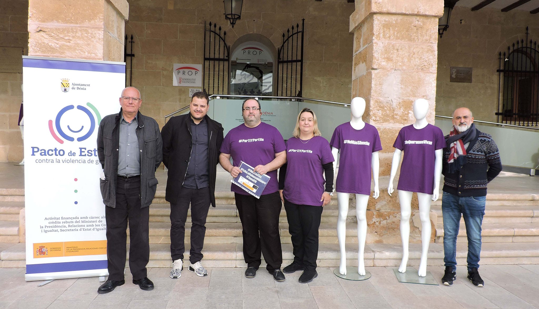 Imagen: Ayuntamiento y colaboradores de la campaña